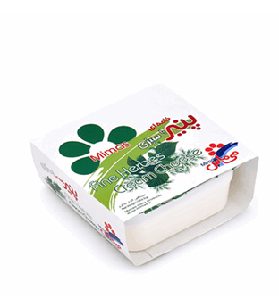 پنیرخامه ای سبزیجات